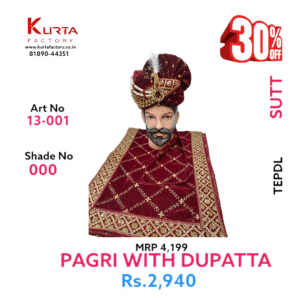 Pagri with Dupatta(Art No 13-001-TEPDL)