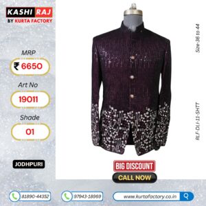 Designer Jodhpuri Coat (19011)