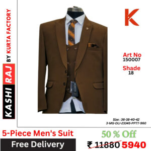 Men’s Suit 5 Pcs 150007