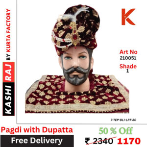 Pagdi with Dupatta 210051 (Copy)