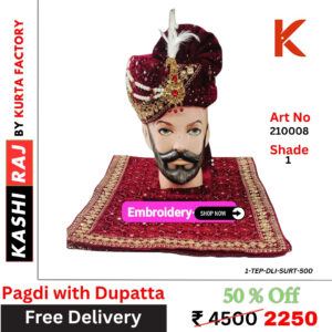 Pagdi with Dupatta 210008