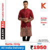Hevvy embroidery Men’s Kurta 110023