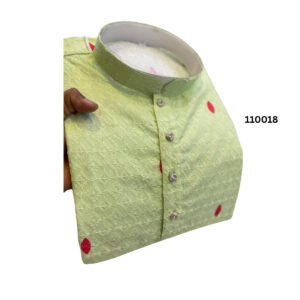 Digital Panel Print Kurta with Sequence Work 110018 with Special Offer