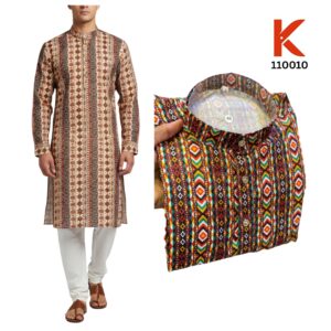 Cotton Printed Kurta 110010 with Special Offer