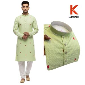 Digital Panel Print Kurta with Sequence Work 110018 with Special Offer