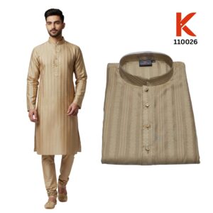 Men's Silk Blend Kurta 110026 with Special Offer