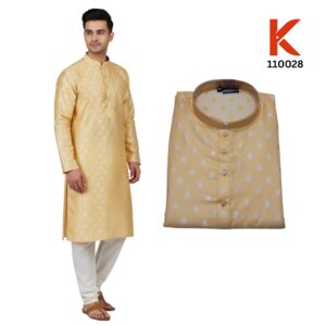 Men's Silk Blend Kurta110028 with Special Offer