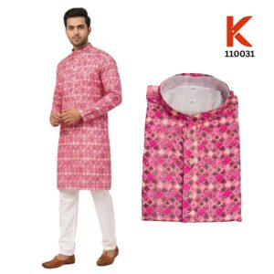 Embroidered Men Designer Kurta 110030 W