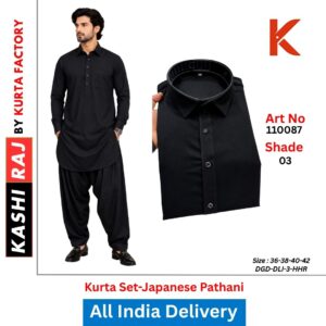 Premium Japanese Pathani Design Kurta Payjama for Men 110087
